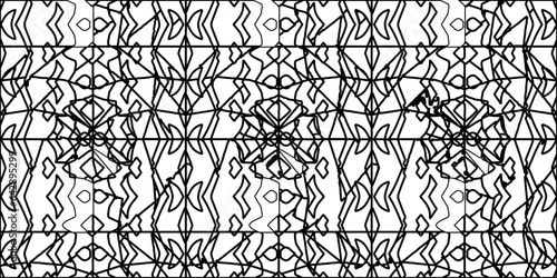 White background with striped shapes. Texture with figures from lines.Line shape design.Abstract background for web page, textures, card, poster, fabric, textile. Monochrome graphic repeating design. 
