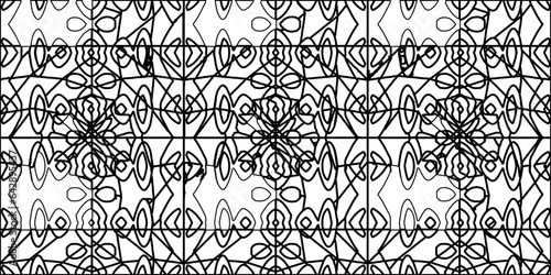 White background with striped shapes. Texture with figures from lines.Line shape design.Abstract background for web page, textures, card, poster, fabric, textile. Monochrome graphic repeating design. 