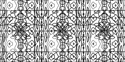 White background with striped shapes. Texture with figures from lines.Line shape design.Abstract background for web page, textures, card, poster, fabric, textile. Monochrome graphic repeating design. 