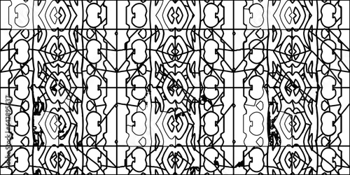 White background with striped shapes. Texture with figures from lines.Line shape design.Abstract background for web page, textures, card, poster, fabric, textile. Monochrome graphic repeating design. 