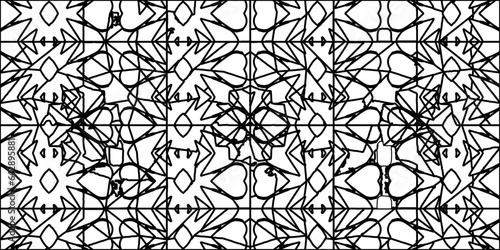 White background with striped shapes. Texture with figures from lines.Line shape design.Abstract background for web page, textures, card, poster, fabric, textile. Monochrome graphic repeating design. 