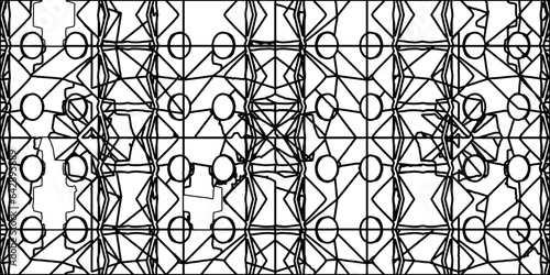White background with striped shapes. Texture with figures from lines.Line shape design.Abstract background for web page, textures, card, poster, fabric, textile. Monochrome graphic repeating design. 