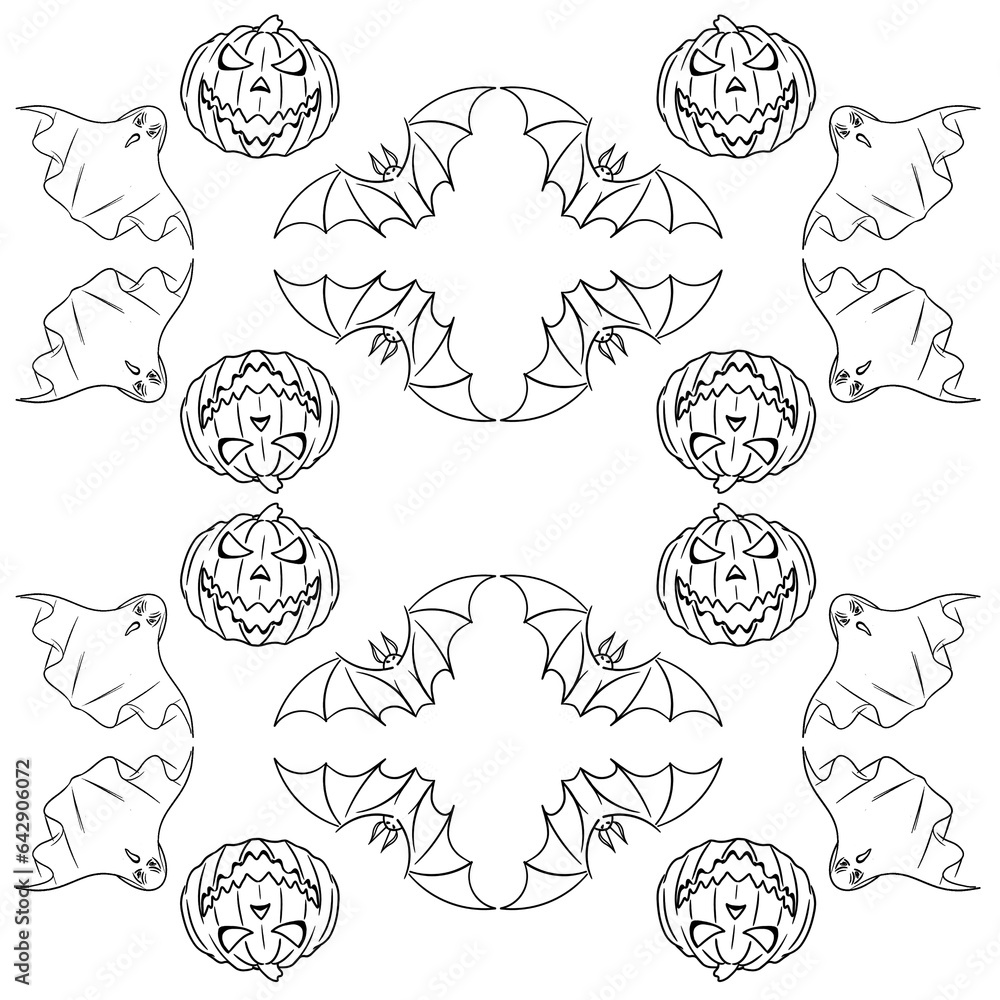 Halloween pattern Halloween pattern