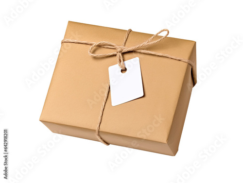 Gift box isolated on transparent background