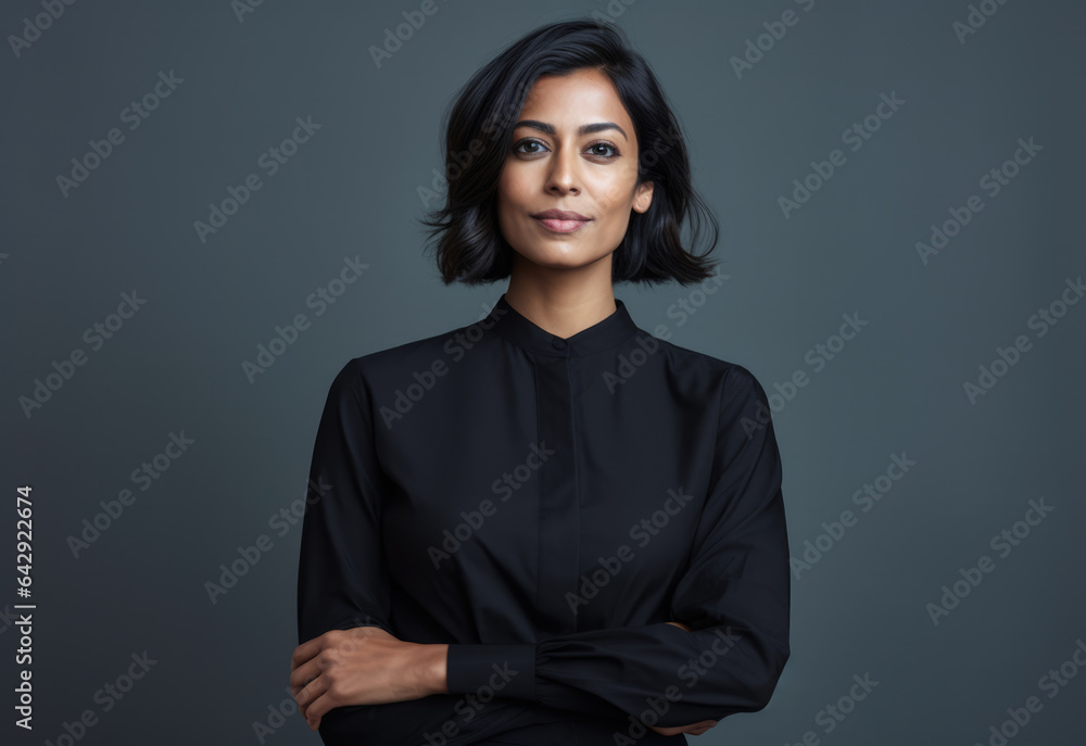 Portrait of an Indian businesswoman. Portrait of an Indian businesswoman.