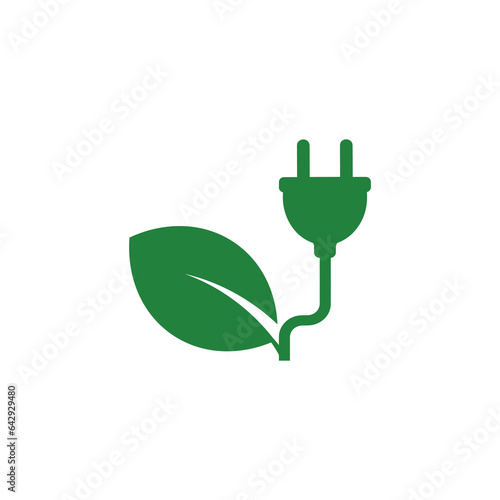 go green icon on white background	