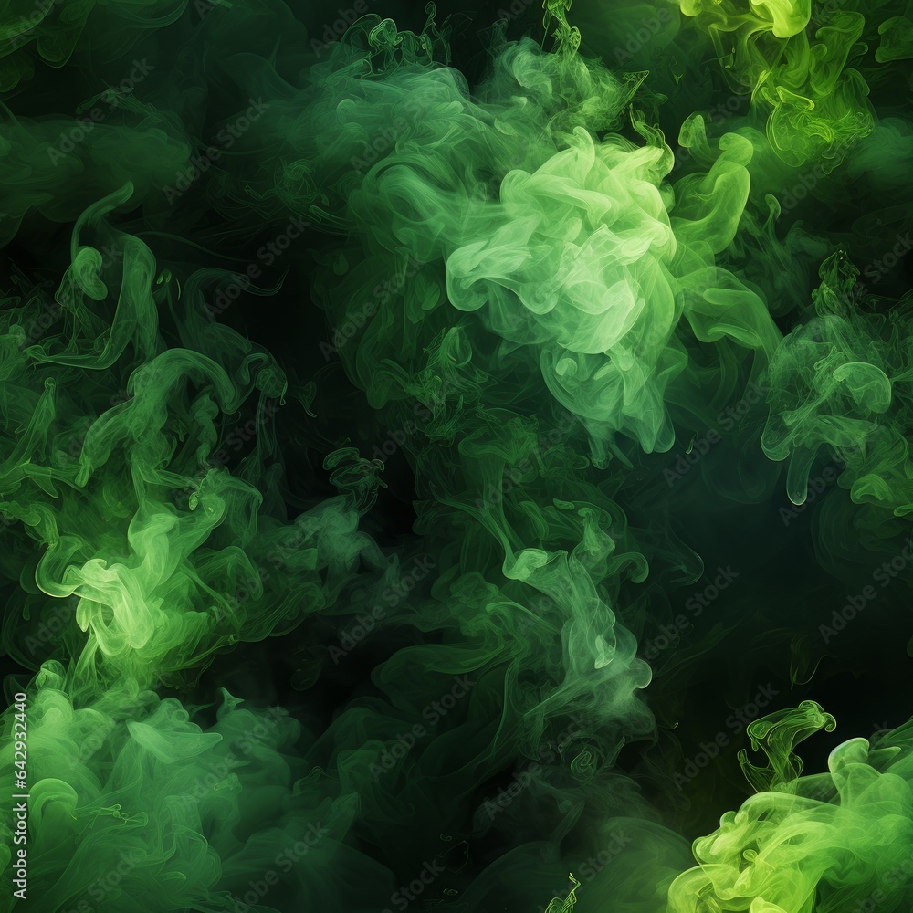 Green Smoke Digital Paper, Seamless Smoke Pattern, Fumes Pattern, Colorful Vapor Green Smoke Digital Paper, Seamless Smoke Pattern, Fumes Pattern, Colorful Vapor