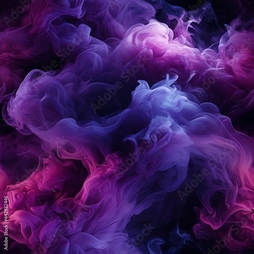 Purple Smoke Digital Paper, Seamless Smoke Pattern, Fumes Pattern, Colorful Vapor