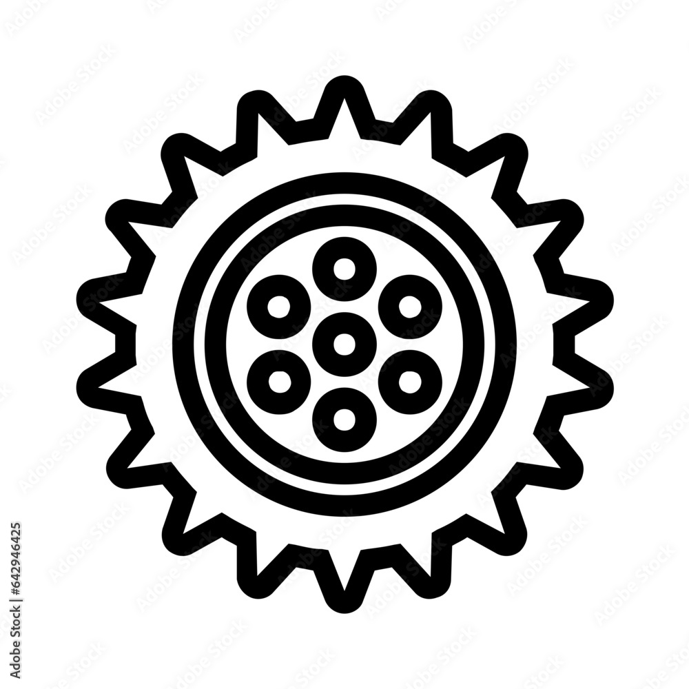 Gear Line Icon 52 Gear Line Icon 52