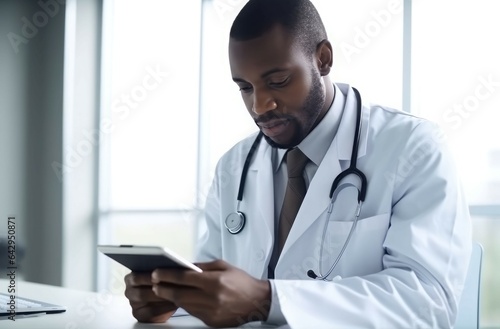 African american doctor. Generate Ai