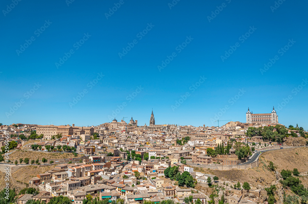 Splendida vista di tutta la città di Toledo
