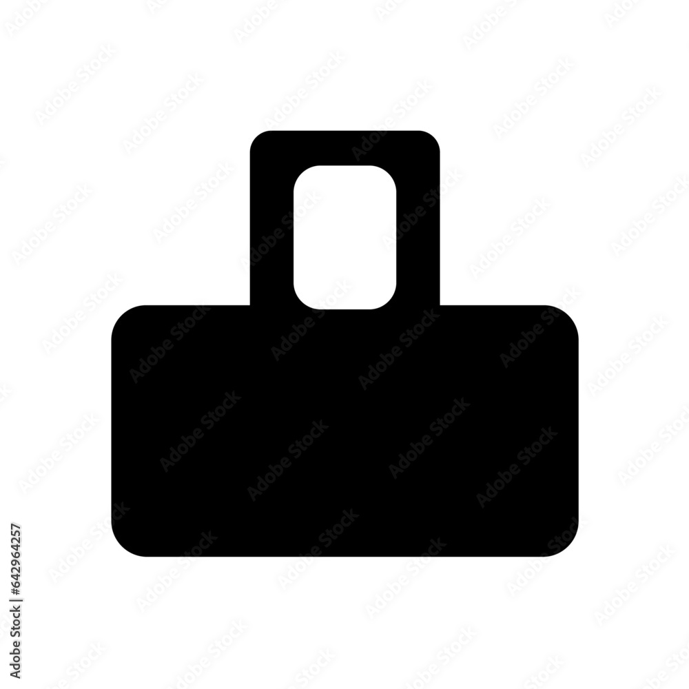 Bag pack icon for web or app development Bag pack icon for web or app development