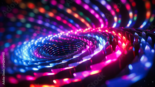 Neon Data Vortex Spiral Download