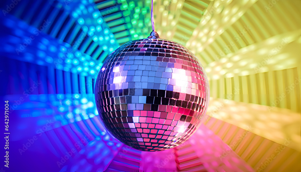 Obraz premium shiny disco ball, light 
