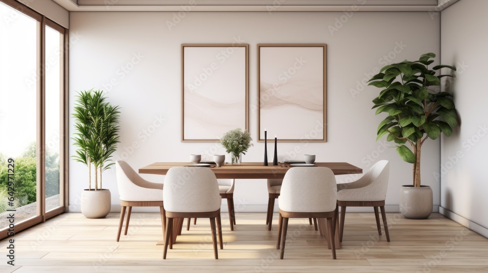 Fototapeta premium Radiating Ambiance Chronicles: Modern Brilliance Chronicles Radiating Decor