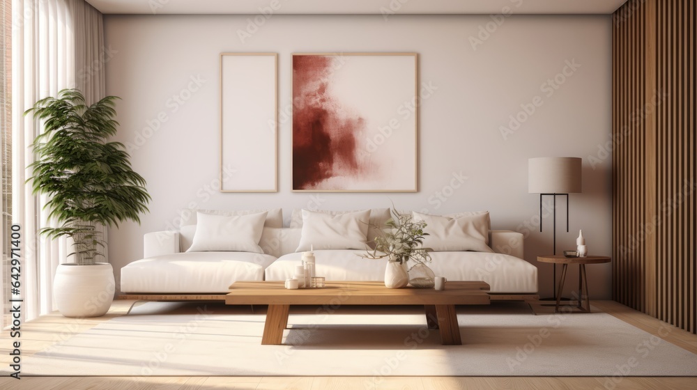 Obraz premium Chic Interiors Illuminate Excellence: The Beauty of Modern Ambiance