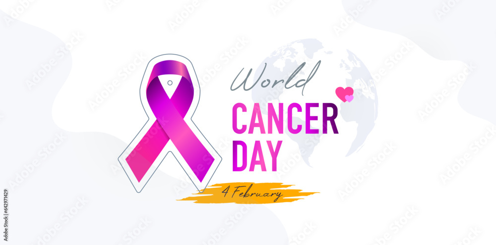 vector design commemorating world cancer day. February 4th world cancer day. awareness and preventing cancer. international cancer day. vector design commemorating world cancer day. February 4th world cancer day. awareness and preventing cancer. international cancer day.