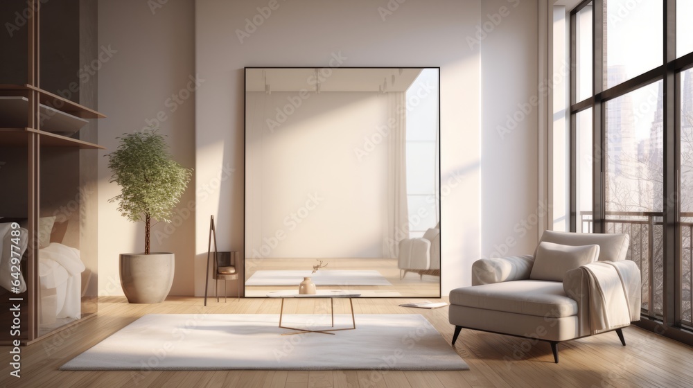 Fototapeta premium Embracing Excellence Chronicles: The Power of Modern Living