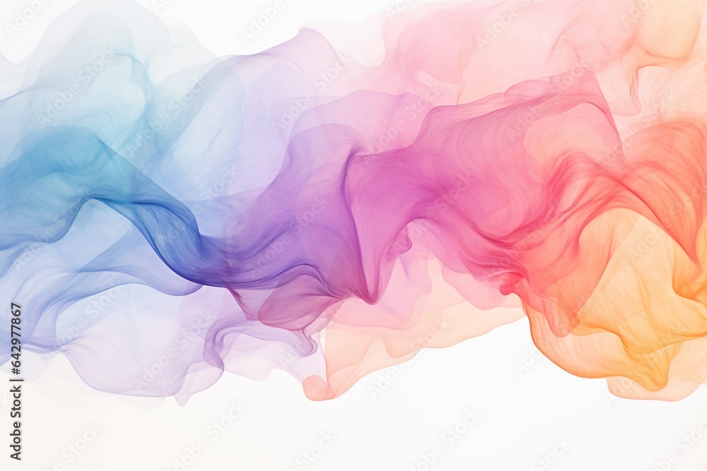 Watercolor Background, Abstract Wave Background, Vector Illustration, transparent Background, isolated, png. 