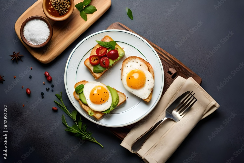 salad with eggs generated by AI salad with eggs generated by AI