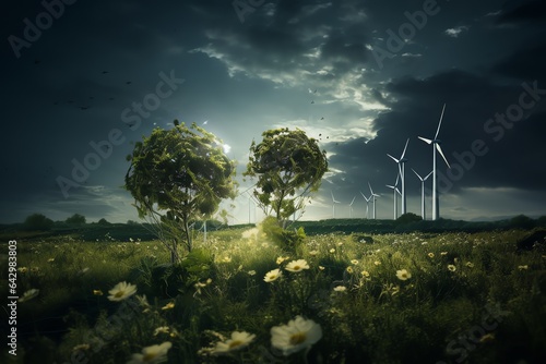 sustainable green wind energy