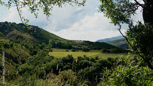 landscape with mountains