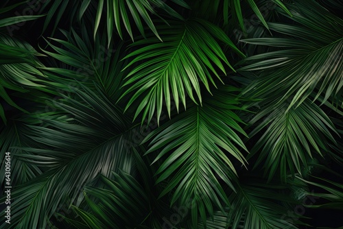 A close-up perspective showcasing a background of vibrant green leaves