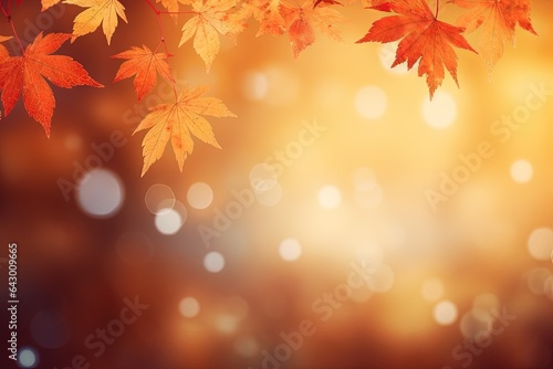 Autumn themed backgrounds for design needs