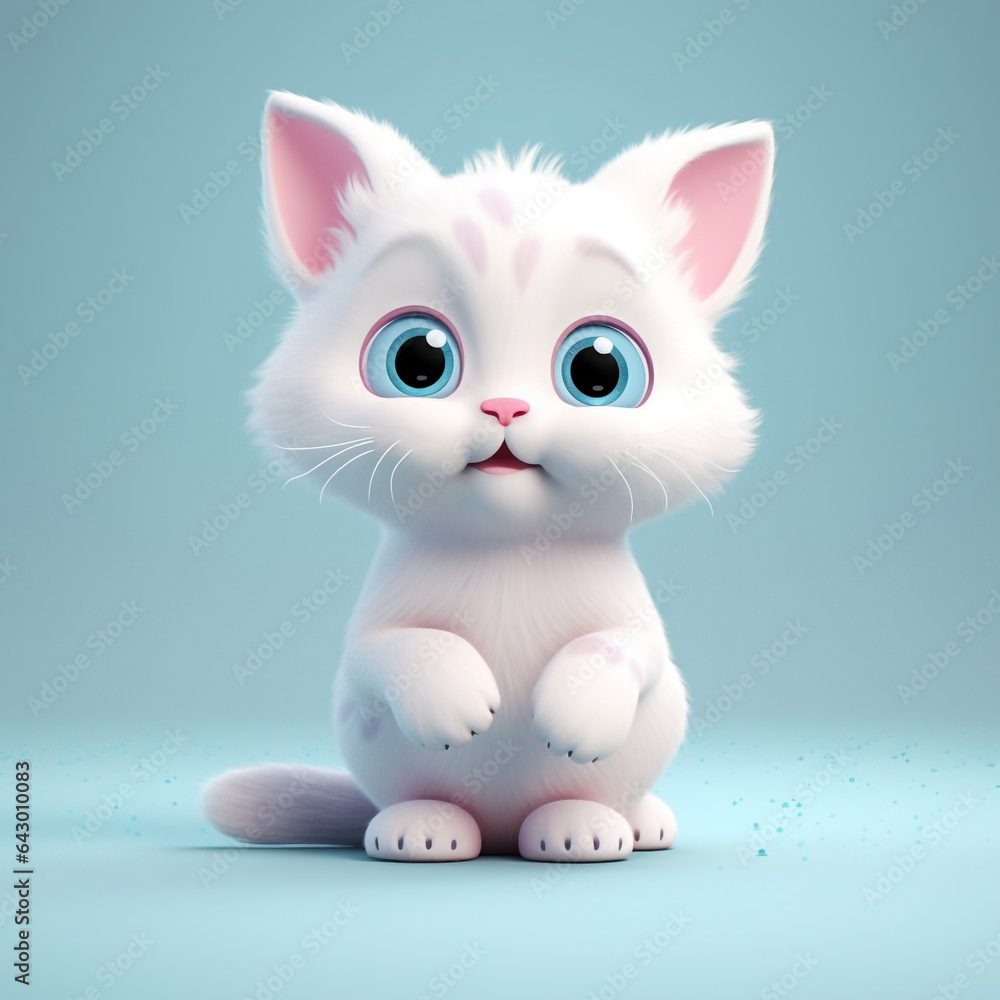 cute and funny 3d cat cute and funny 3d cat