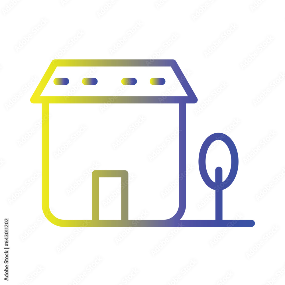 Home House Hut Icon