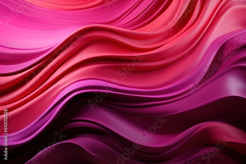 Abstract background with smooth lines in pink and purple colors