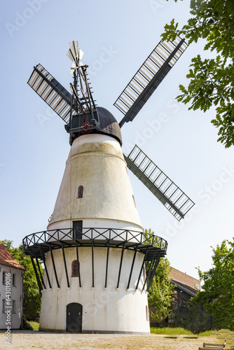 Windmill in Sønderborg,Southern Jutland in Denmark