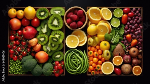 The Beauty of Fresh, Wholesome, and Nutrient-Rich Healthy Foods. Nourishing Image