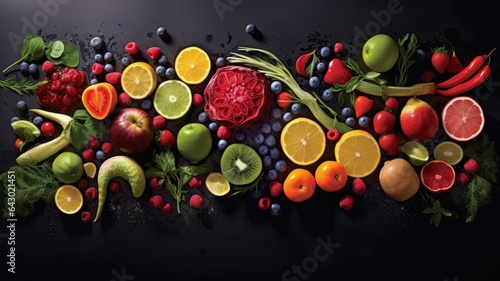 The Beauty of Fresh, Wholesome, and Nutrient-Rich Healthy Foods. Nourishing Image