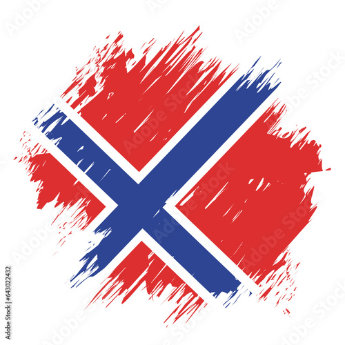brush flag norway transparent background, norway brush watercolour flag design template element PNG file norway flag