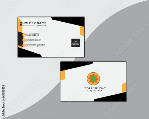 corporate business card special design for personal identity	
