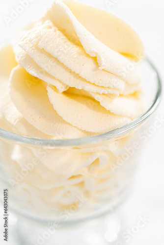 Homemade whipped cream