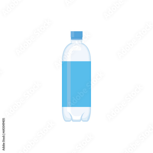 無地の炭酸飲料のペットボトル　500ml