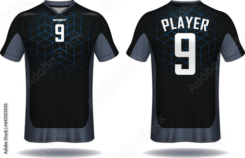 Soccer jersey template.sport t-shirt design.
