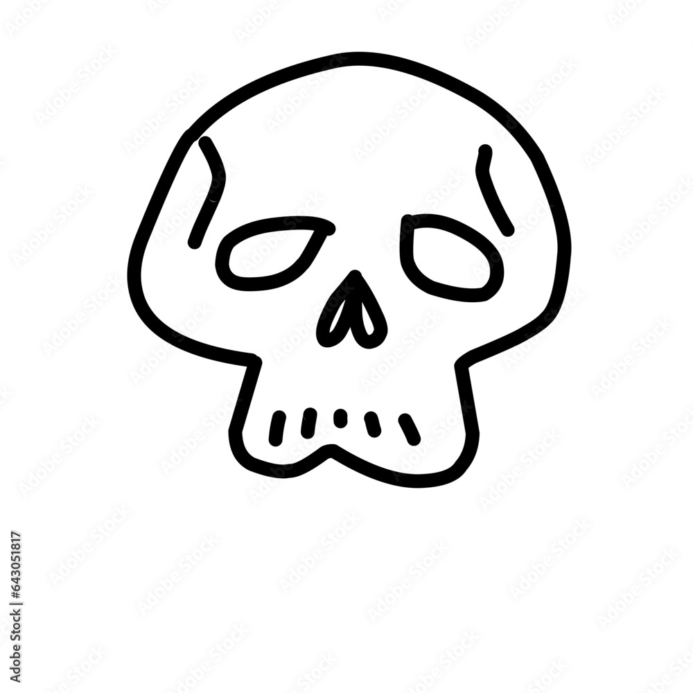 Skull Hand Drawn Illutrations