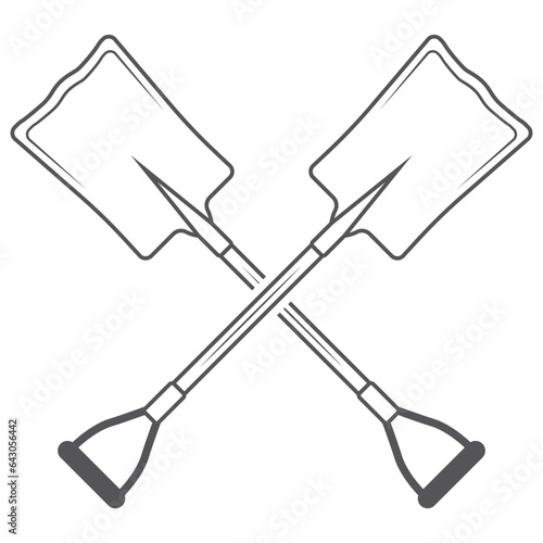 Cross Shovel Outline, Shovel Outline, Shovel, Labor equipment, Construction tools, Clipart, Garden tool,  Worker elements, Hand tool, Hand Shovel, Farm equipment,
