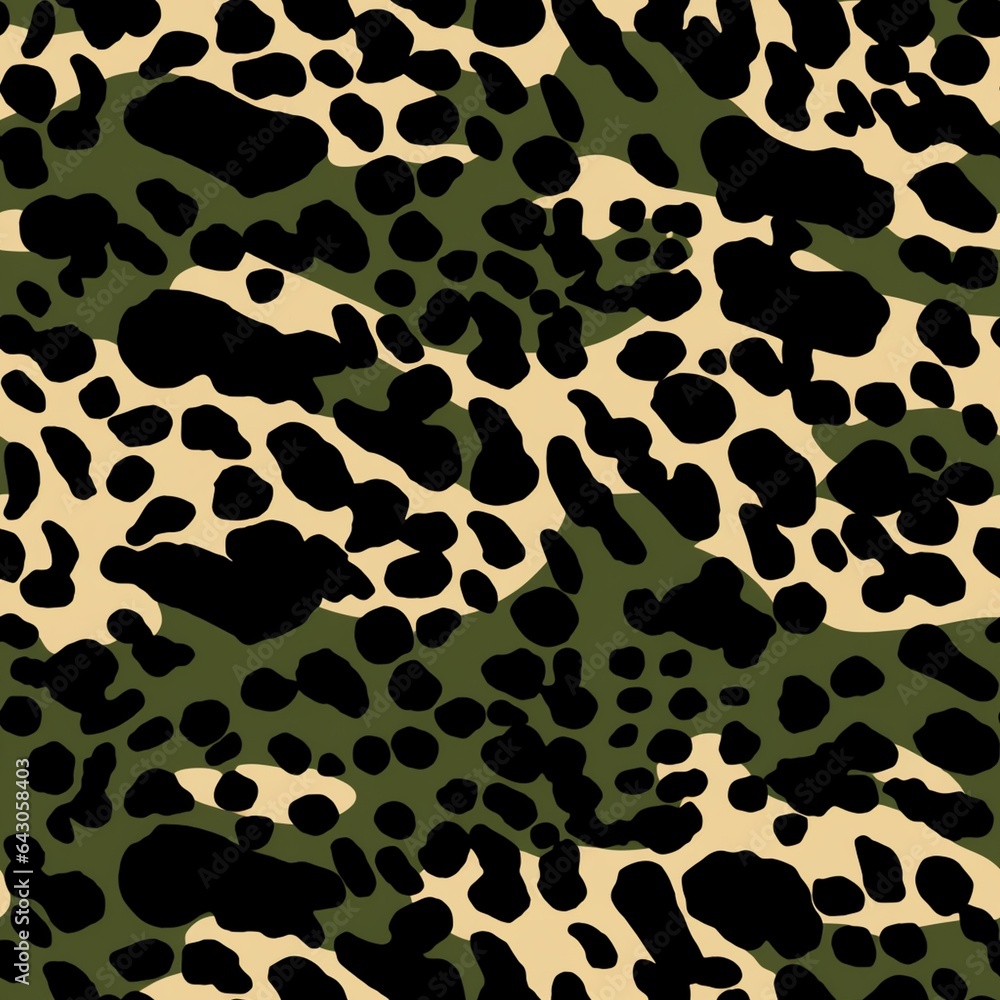 Naklejka premium Leopard skin texture. seamless pattern. For design in the textile industry, packaging, printed products.
