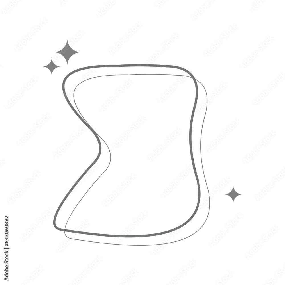 Blob with Outline and Blink Element Blob with Outline and Blink Element