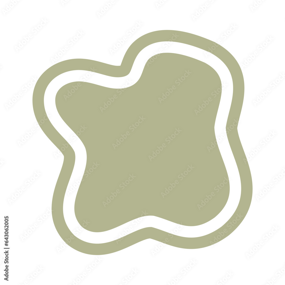 Blob with Double Outline Element Blob with Double Outline Element