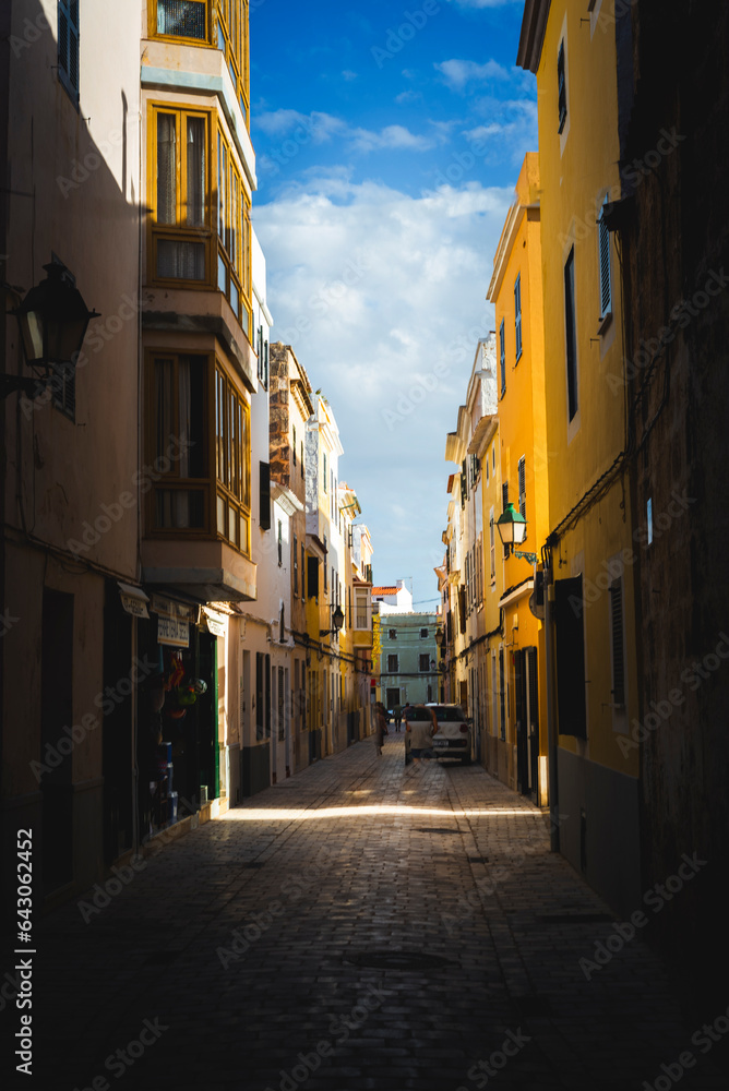 street in the town narrow Spanish Italian