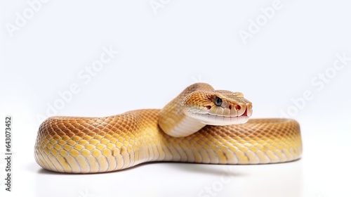 a snake on a white background