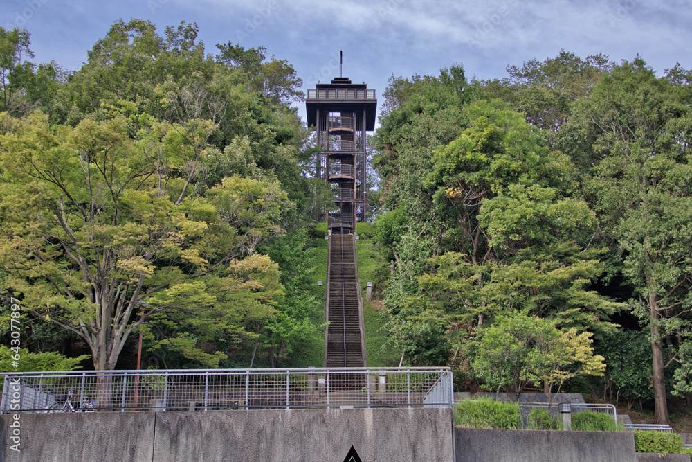 Fototapeta premium タワーの展望台