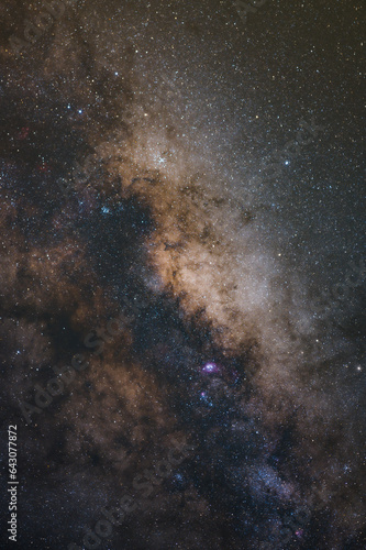 Milky way close up with Sagittarius consellation photo