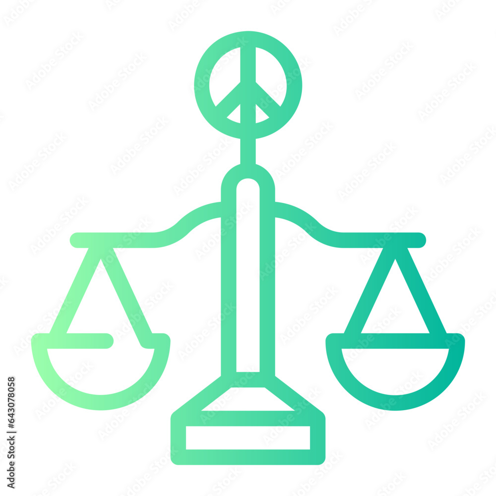 justice gradient icon justice gradient icon