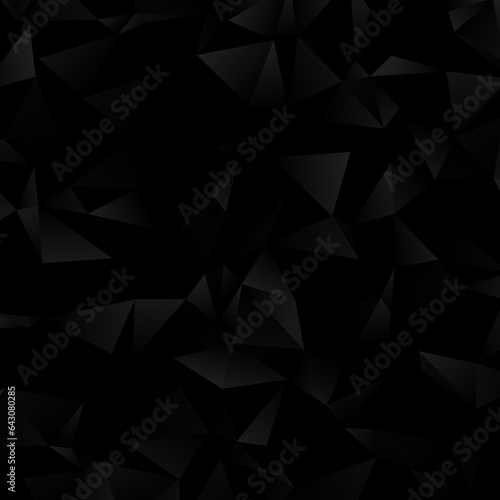 Abstract Black Triangular Geometric Modern Background